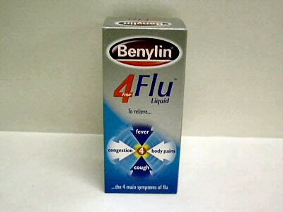 Benylin 4 Flu Liquid 200ml