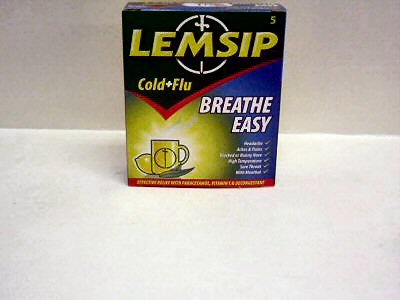 Lemsip Cold + Flu Breath Easy 5