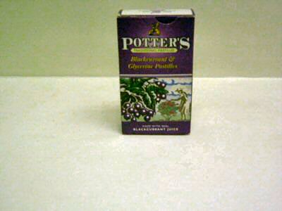 Potters Blackcurrant & Glyceri 45g